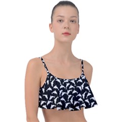 Dolphins Fish Pattern Ocean Sea Fins Aquatic Frill Bikini Top by Jancukart
