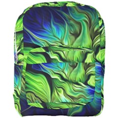 Fractal Art Pattern Abstract Fantasy Digital Full Print Backpack by Jancukart