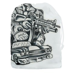 Scarface Movie Traditional Tattoo Drawstring Pouch (3xl) by tradlinestyle