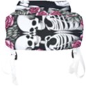 black and white rose sugar skull Full Print Backpack View4