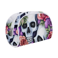 Floral Skeletons Make Up Case (small) by GardenOfOphir