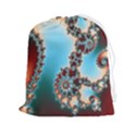 Fractal Spiral Art Math Abstract Drawstring Pouch (2XL) View1