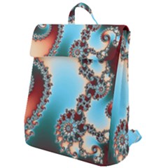 Fractal Spiral Art Math Abstract Flap Top Backpack by Ravend
