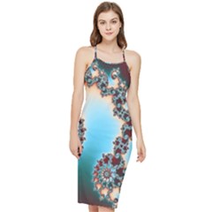 Fractal Spiral Art Math Abstract Bodycon Cross Back Summer Dress by Ravend