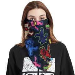 Bears Colors Dead Head Deadhead Grateful Dead Face Covering Bandana (triangle) by Sapixe