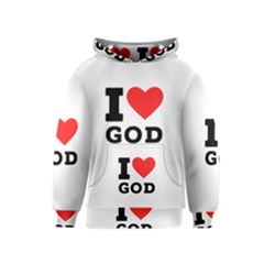 I Love God Kids  Pullover Hoodie by ilovewhateva