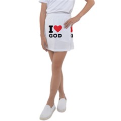 I Love God Kids  Tennis Skirt by ilovewhateva