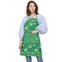 Leaf Clover Star Glitter Seamless Pocket Apron View1