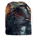 Leopard Feline Artwork Art Fantasy Drawstring Pouch (3XL) View1