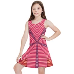 Art Pattern Design Wallpaper Kids  Lightweight Sleeveless Dress by Uceng