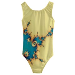 Fractal Art Fractals Digital Art Kids  Cut-out Back One Piece Swimsuit by Uceng