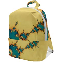 Fractal Art Fractals Digital Art Zip Up Backpack by Uceng