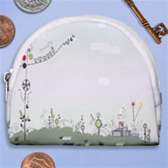 Abstract Horseshoe Style Canvas Pouch by artworkshop