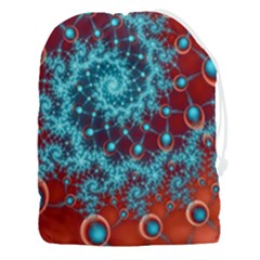 Fractal Pattern Background Drawstring Pouch (3xl) by Uceng
