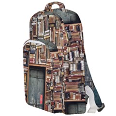 Books Double Compartment Backpack by artworkshop