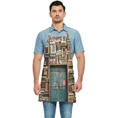 Books Kitchen Apron by artworkshop
