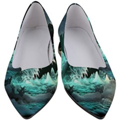 Sculpture Dinosaur Shark Frozen Winter Fantasy Women s Block Heels  by Ravend