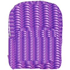 Purple Textile Vibrant Decor 3d Full Print Backpack by Ravend