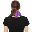 Purple Textile Vibrant Decor 3d Face Covering Bandana (Triangle) View2