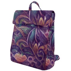 Abstract African Art Art Backdrop Background Flap Top Backpack by Ravend