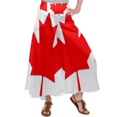 Canada Flag Canadian Flag View Satin Palazzo Pants by Ravend