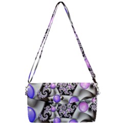 Background Fractal Annotation Sample Fantasy Removable Strap Clutch Bag by Ravend