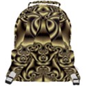 Background Fractal Sample Fantasy Texture Design Rounded Multi Pocket Backpack View3