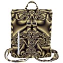 Background Fractal Sample Fantasy Texture Design Flap Top Backpack View3