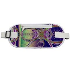 Fractal Abstract Digital Art Art Colorful Rounded Waist Pouch by Ravend