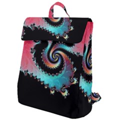 Fractals Abstract Art Digital Art Abstract Art Flap Top Backpack by Ravend