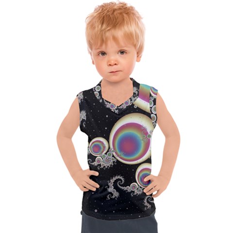 Fractal Math Abstract Abstract Art Digital Art Kids  Sport Tank Top by Ravend