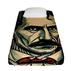 Ai Generated Nikola Tesla Tesla Nikolas Electricity Fitted Sheet (single Size) by danenraven