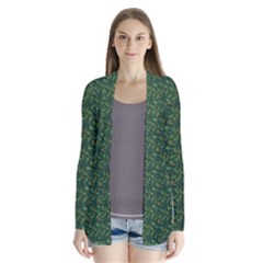 I Sail My Woods Drape Collar Cardigan by Sparkle