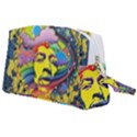 Psychedelic Rock Jimi Hendrix Wristlet Pouch Bag (Large) View2