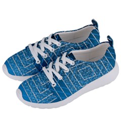 Network Social Abstract Women s Lightweight Sports Shoes by Ravend