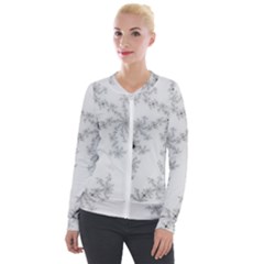 Almond Bread Apple Males Mathematics Velvet Zip Up Jacket by Ravend