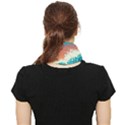 Ai Generated Waves Ocean Sea Tsunami Nautical Art Nature Face Covering Bandana (Triangle) View2