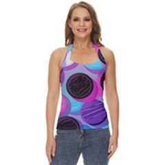 Cookies Chocolate Cookies Sweets Snacks Baked Goods Basic Halter Top by Ravend
