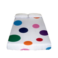 Polka Dot Fitted Sheet (full/ Double Size) by 8989