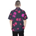Wine Wine Bottles Background Graphic Men s Hawaii Shirt View2