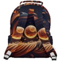 Ai Generated Swirl Space Design Fractal Light Abstract Rounded Multi Pocket Backpack View3
