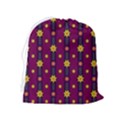 Purple Background Graphic Decor Backdrop Design Art Drawstring Pouch (XL) View2