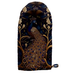 Peacock Plumage Bird Decorative Pattern Graceful Microwave Oven Glove by Ravend