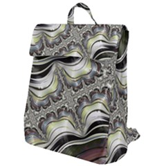 Fractal Background Pattern Texture Abstract Design Art Flap Top Backpack by Ravend
