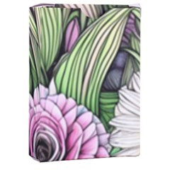 Sumptuous Watercolor Flowers Playing Cards Single Design (rectangle) With Custom Box by GardenOfOphir