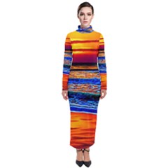 Island Dreams Turtleneck Maxi Dress by GardenOfOphir
