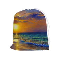 Nature Sunset Drawstring Pouch (xl) by GardenOfOphir