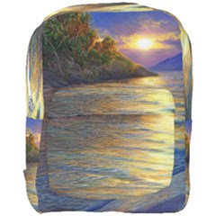 Sunset At The Surf Full Print Backpack by GardenOfOphir