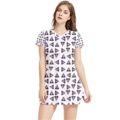 Happy Hound Funny Cute Gog Pattern Women s Sports Skirt by dflcprintsclothing