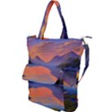 Loveliest Sunset Shoulder Tote Bag View1